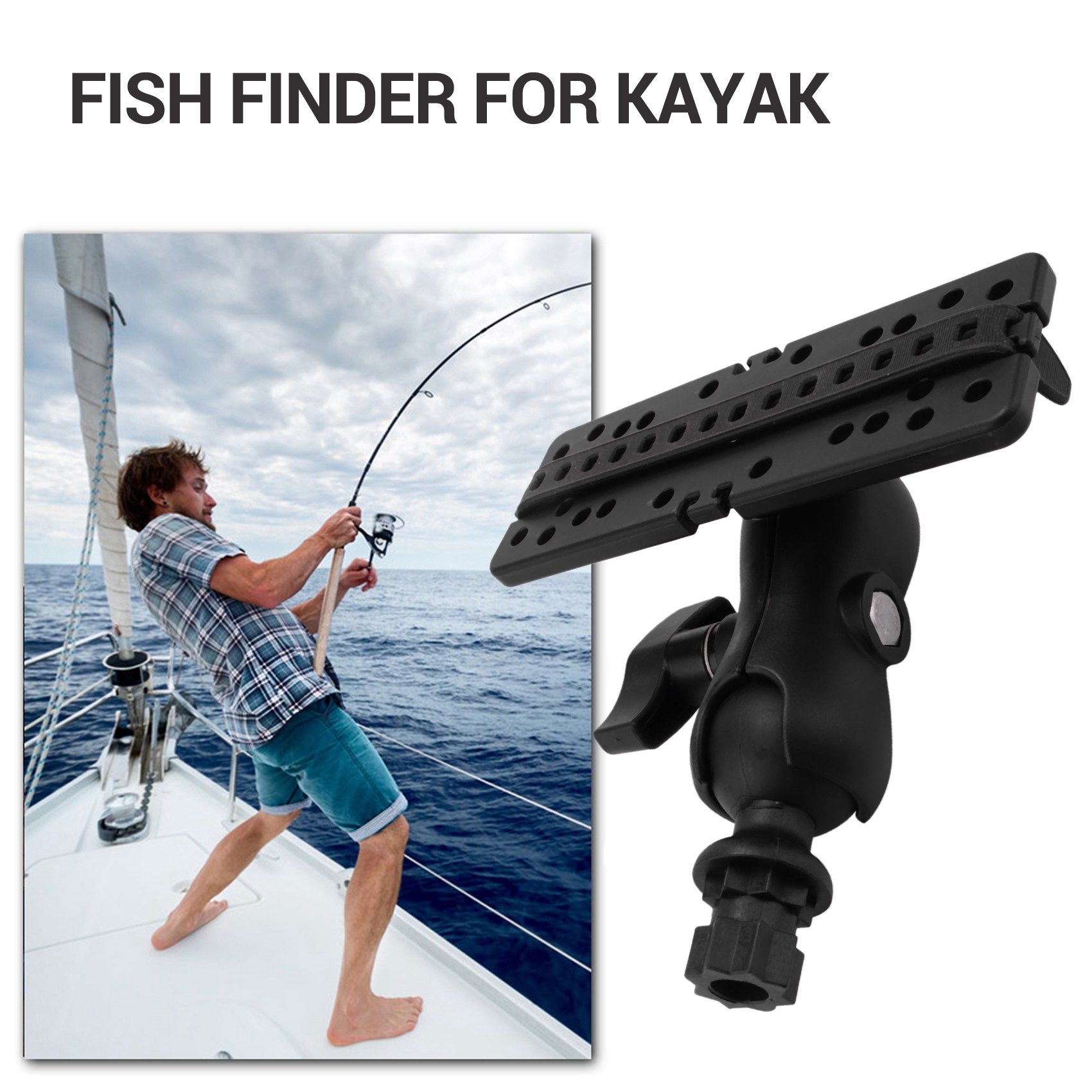 Fish Finder Mount - Suporte de Bola NALFI com Localizador